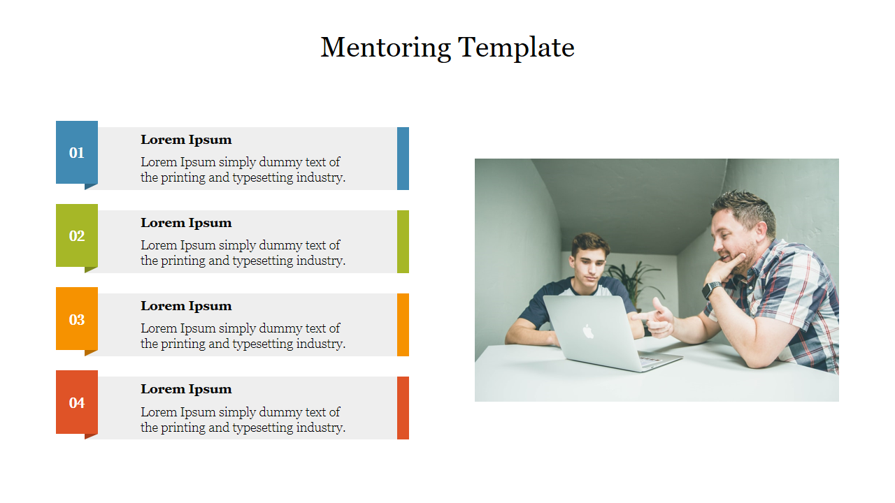 Innovative Mentoring Template PowerPoint PPT Slide